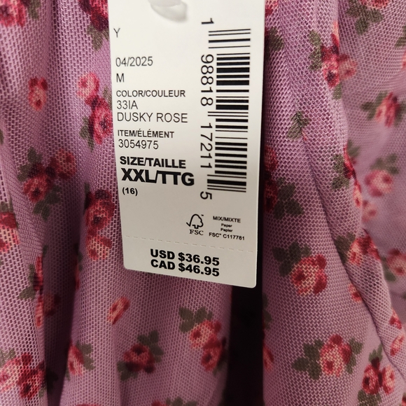 The Children's Place Light Purple Floral Dress - Picture 2 of 3